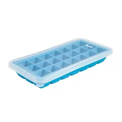 Cubitera de silicona con tapa, 21 cubitos - Ibili