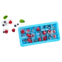 Cubitera de silicona con tapa, 21 cubitos - Ibili