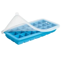 Cubitera de silicona con tapa, 21 cubitos - Ibili