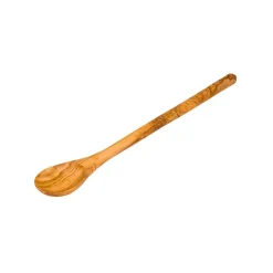 Cuchara de madera de olivo, 30 cm, forma redonda - Redecker