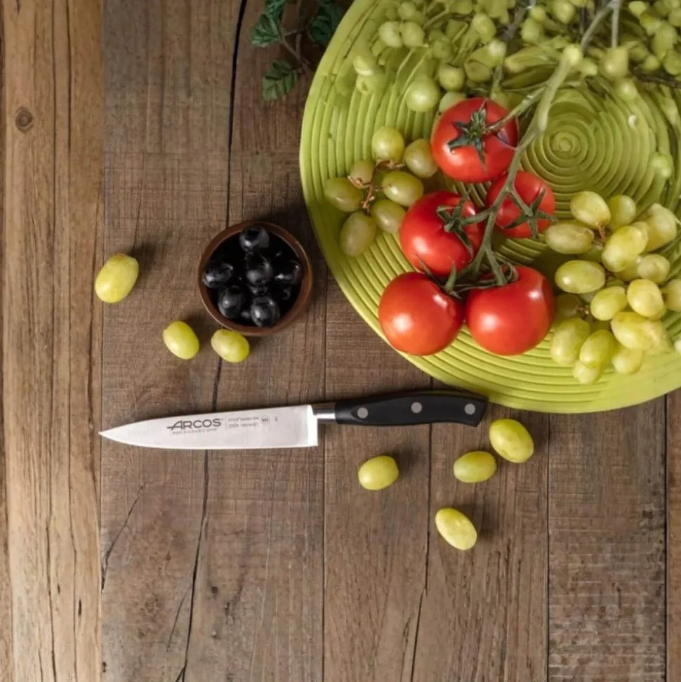 Cuchillo cocinero liso de acero inoxidable al nitrógeno, serie Riviera, 15 cm - Arcos