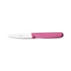 Cuchillo liso de acero inoxidable, rosa, 9 cm - Lacor