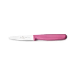 Cuchillo liso de acero inoxidable, rosa, 9 cm - Lacor