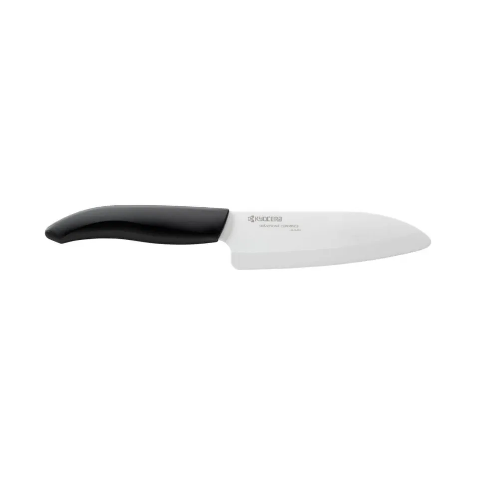 Cuchillo Santoku cerámica blanca - Kyocera