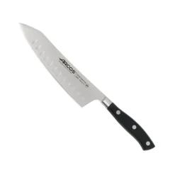 Cuchillo Santoku de acero inoxidable al nitrógeno, serie Riviera, 18 cm - Arcos