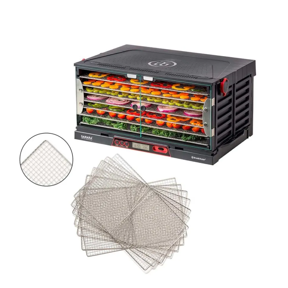 Deshidratador plegable Sahara con bandejas de acero inoxidable