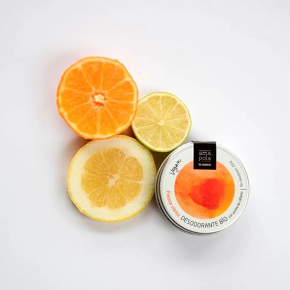 Desodorante en crema "Frescor Cítrico" - Amapola Biocosmetics