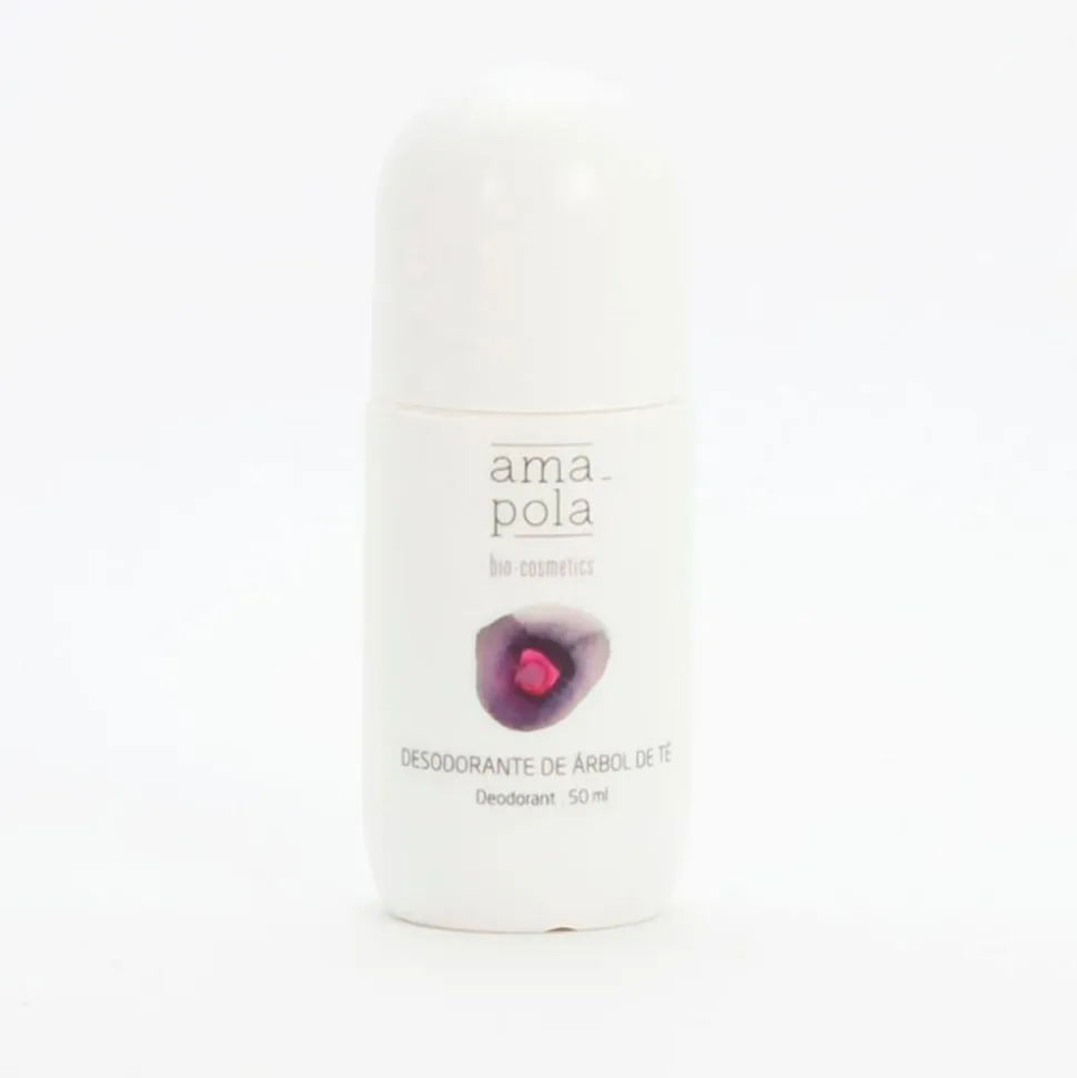 Desodorante roll-on Árbol del té - Amapola Biocosmetics