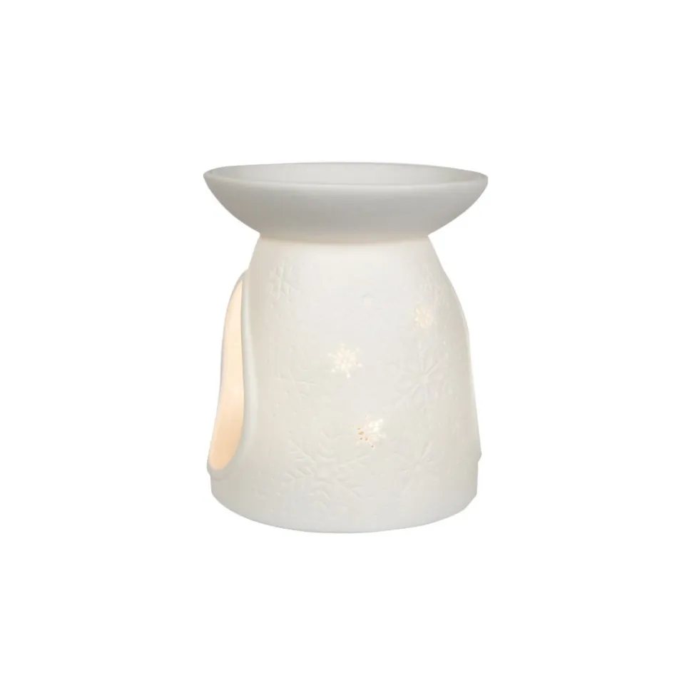 Difusor a vela de porcelana, nieve - Kerzenfarm
