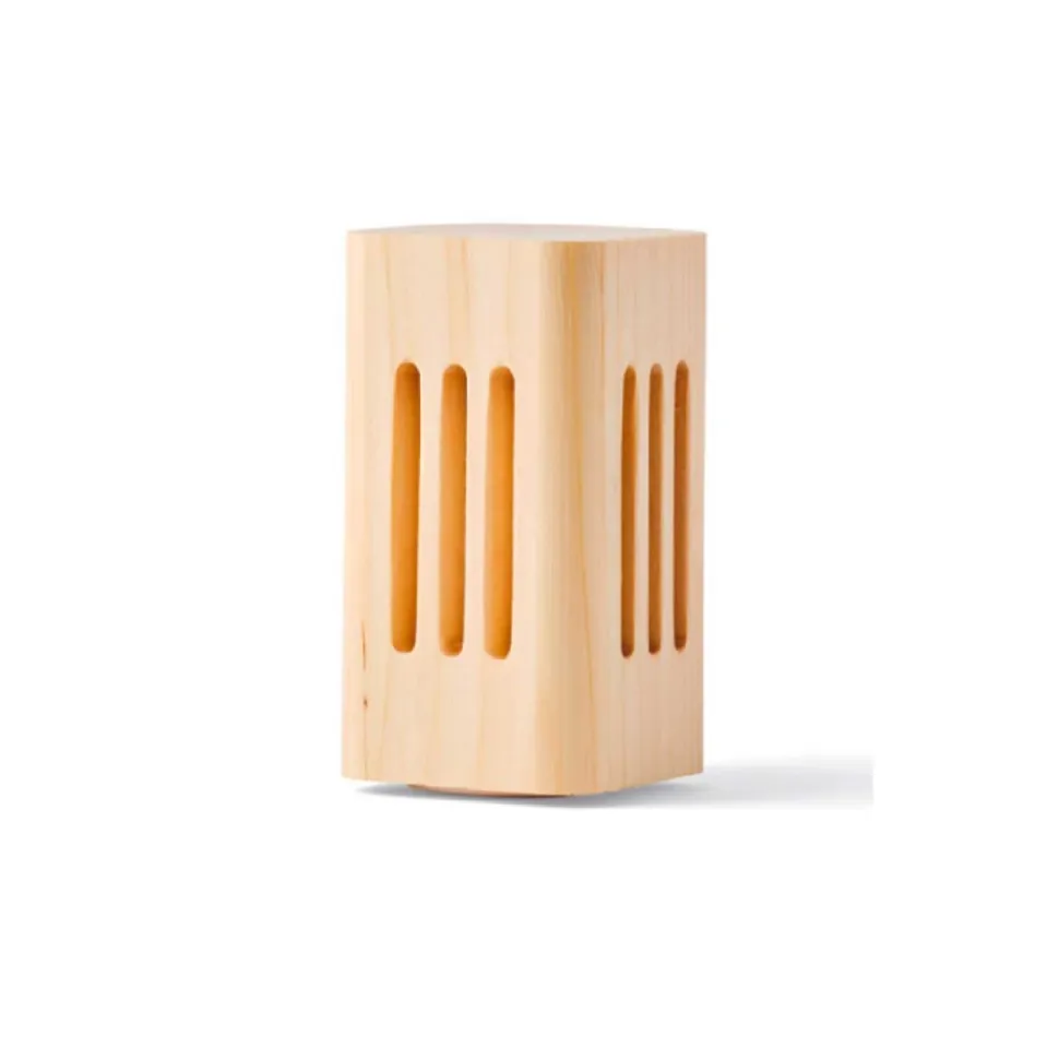 Difusor de madera de pino suizo con piedra pómez, cuadrado - Nature's Design
