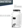 Dispensador de bebidas de cristal con grifo de acero inoxidable, 5,5l - Lacor