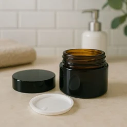 Envase de cristal ámbar para cremas cosméticas, 30 ml - Essenciales