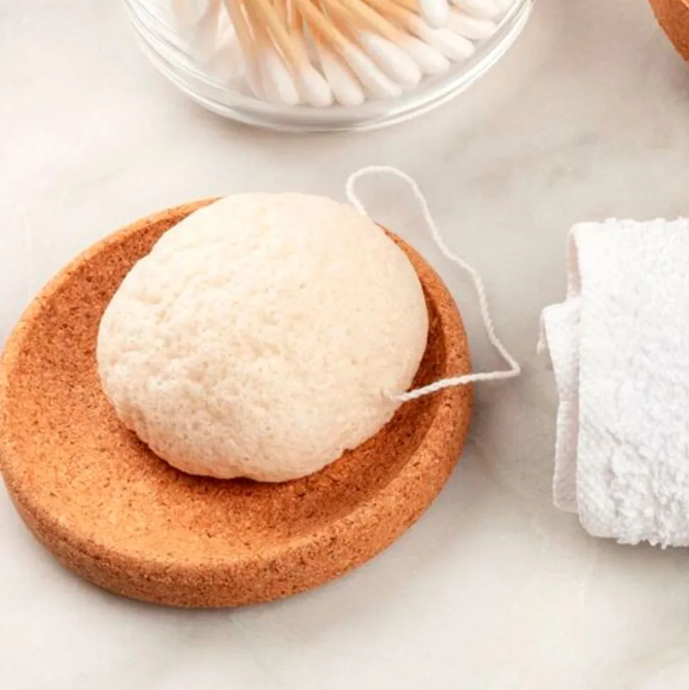 Esponja natural de Konjac, facial, pequeña - Zen Arome