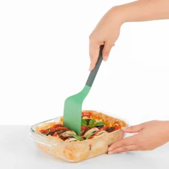 Espátula de silicona platino, plana y flexible - Lekue