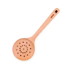 Espumadera redonda de madera de haya - Ibili