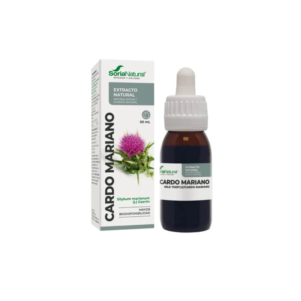 Extracto natural de cardo mariano, 50 ml - Soria Natural