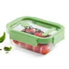 Fiambrera de cristal hermética, rectangular, con tapa con válvula, 1050 ml - Lekue