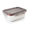 Fiambrera hermética de acero inoxidable rectangular Ecoinox, con tapa, 800 ml - Lacor