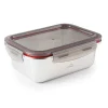 Fiambrera hermética de acero inoxidable rectangular Ecoinox, con tapa, 820 ml - Lacor