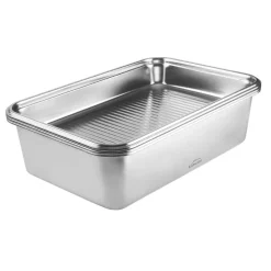 Fiambrera hermética de acero inoxidable rectangular Ecoinox Pro, con tapa, 6,6 litros - Lacor