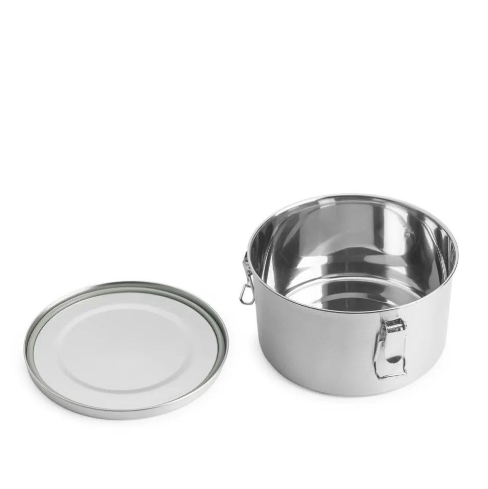 Fiambrera hermética de acero inoxidable redonda, 1800 ml - Brotzeit