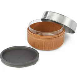 Fiambrera hermética de cristal con base protectora de fibra de madera 750 ml - Black & Blum