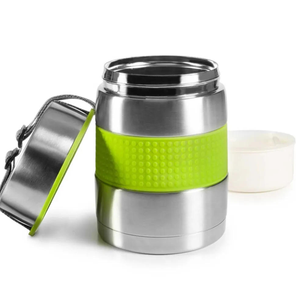 Fiambrera térmica de acero inoxidable, 1000 ml - Ibili