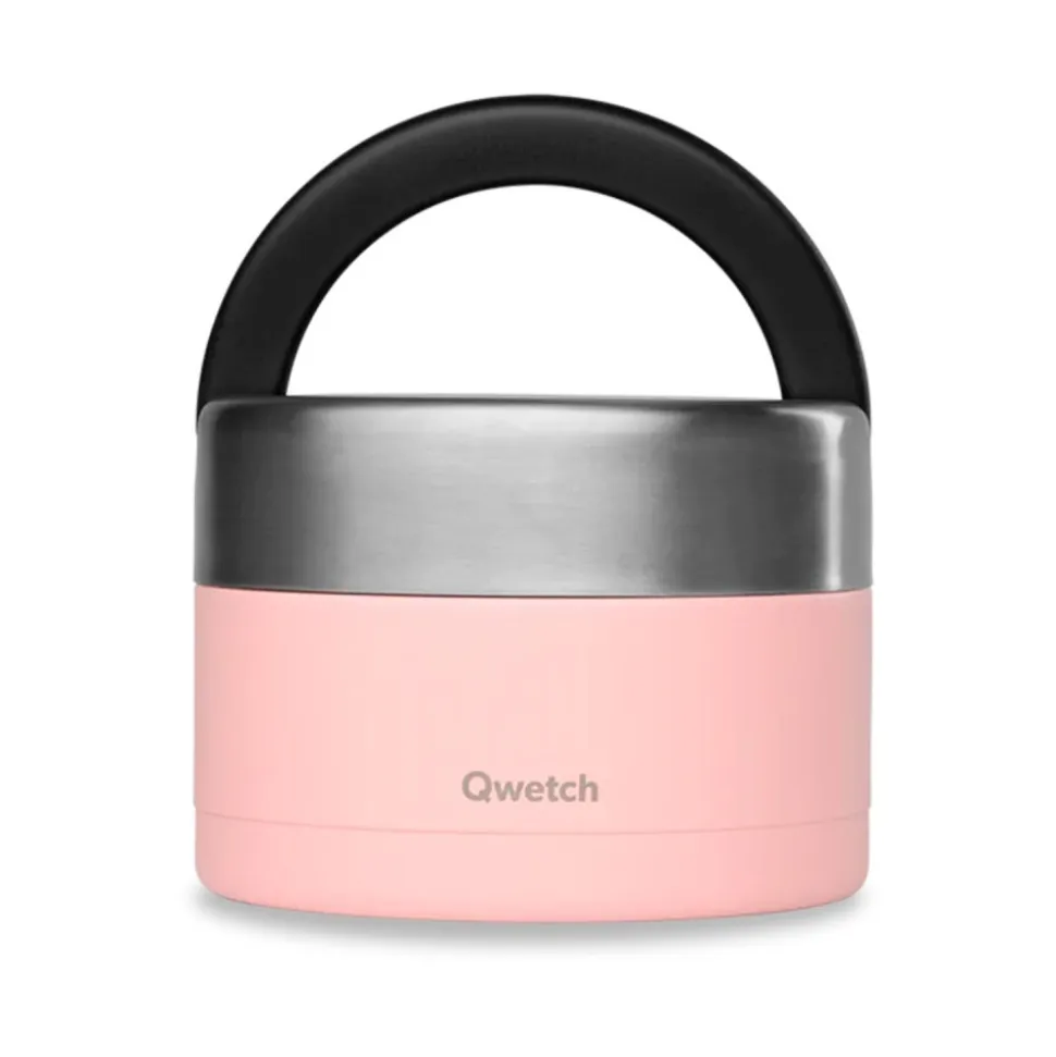 Fiambrera térmica Qwetch acero inoxidable, rosa, 850 ml - Qwetch