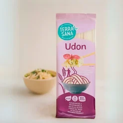 Fideos udon de trigo ecológicos, 250 g - Terrasana