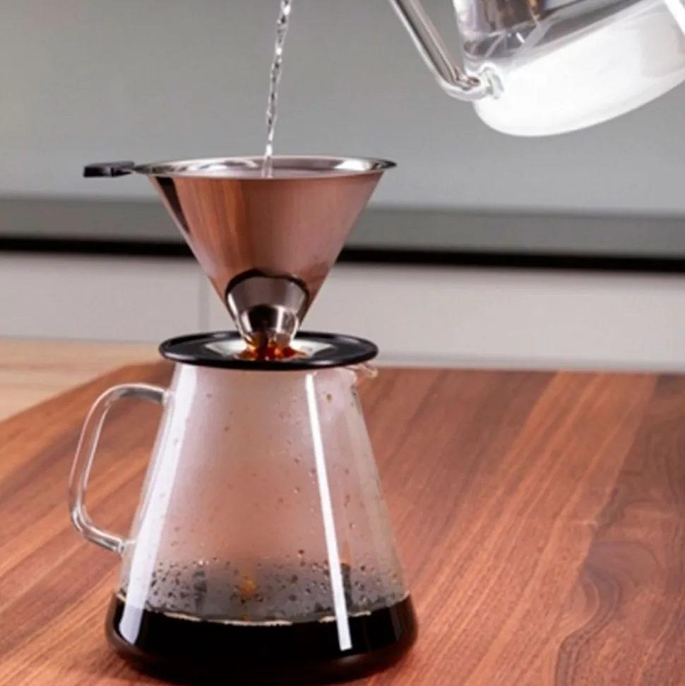 Filtro de café de acero inoxidable Pour Over