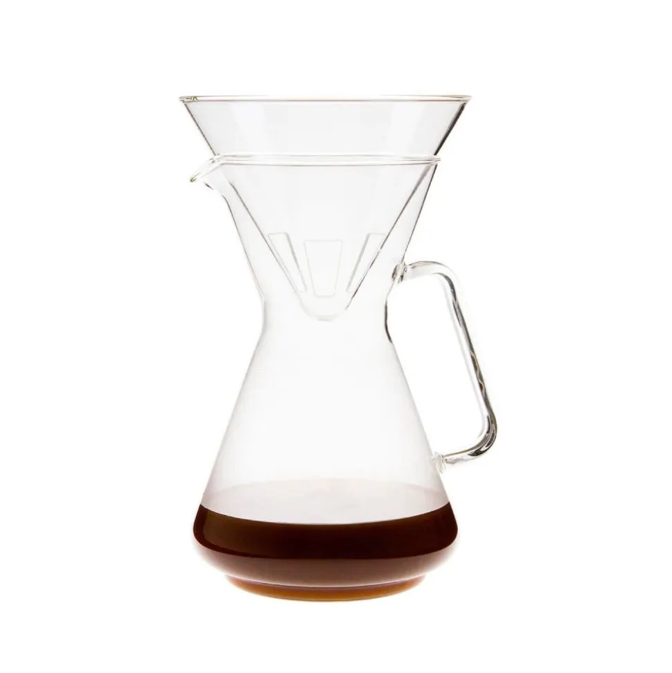 Filtro de café de goteo de cristal, Pour Over L - Trenglas