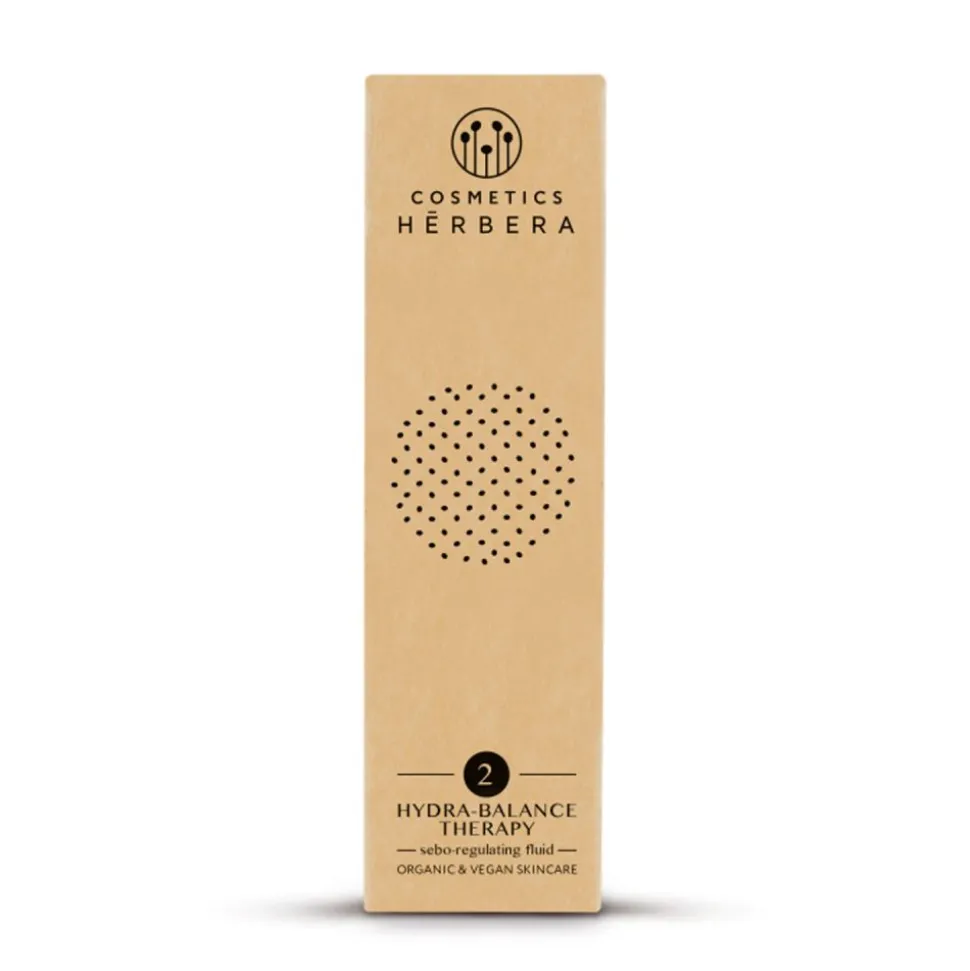 Fluido facial Hydra-Balance Therapy, piel mixta y grasa - Herbera Biocosmética