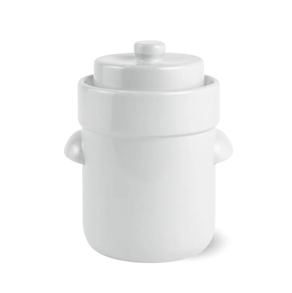 Frasco de fermentación de cerámica, blanco, 5 litros -Schmitt