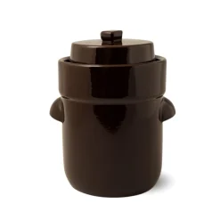 Frasco de fermentación de cerámica, marrón, 5 litros - Schmitt