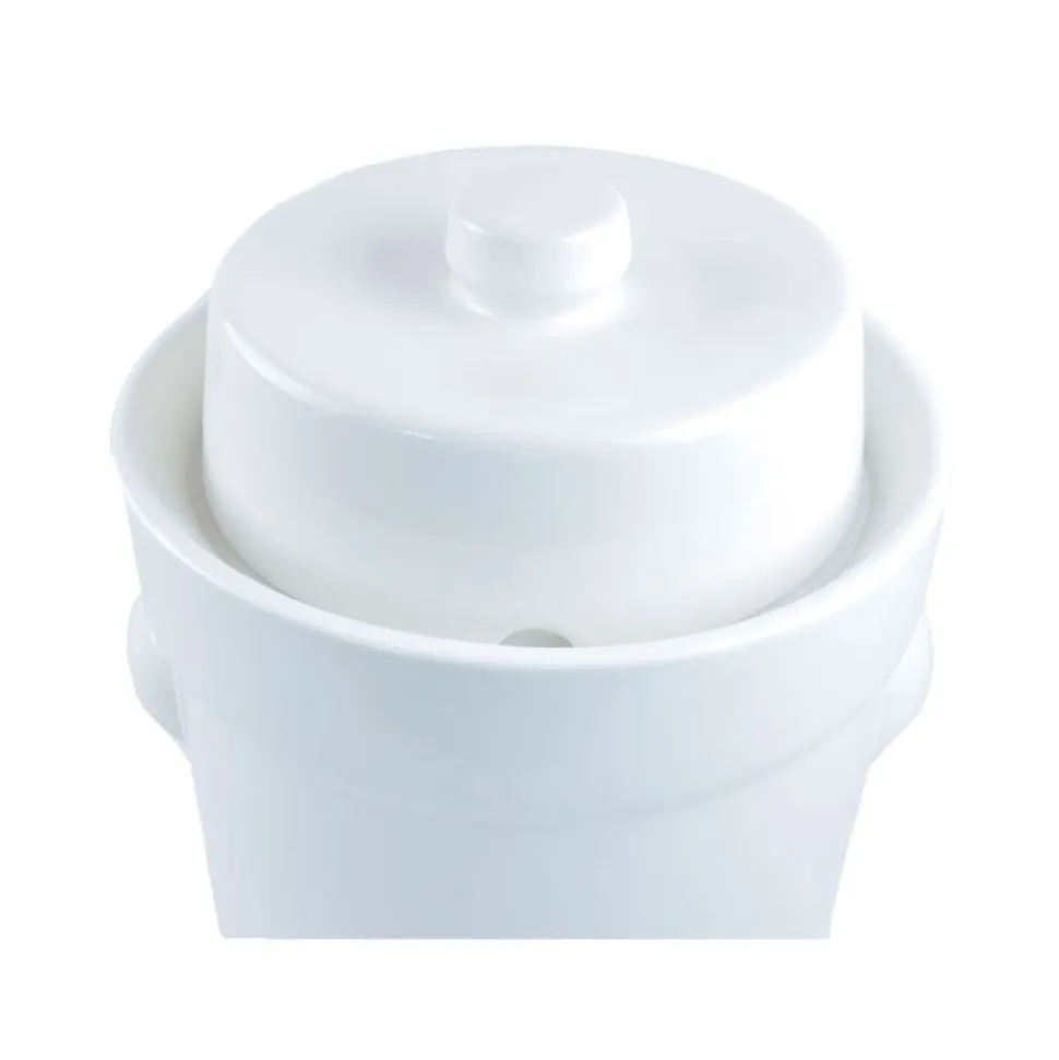 Frasco de fermentación de cerámica, blanco, 10 litros - Schmitt