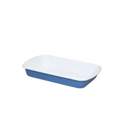 Fuente de acero esmaltado para horno, grande, azul, 1,7 litros - Riess