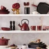 Fuente de cerámica gres esmaltada para horno, color negro, 2,4 litros - Le Creuset