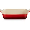 Fuente de cerámica gres esmaltada para horno, color cereza, 4 litros - Le Creuset