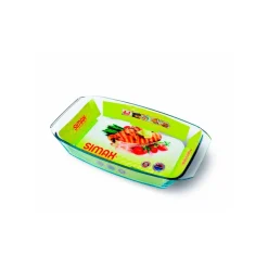 Fuente de cristal rectangular para horno, 1,5 l - Simax