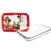 Fuente rectangular de borosilicato Kristall para horno, 40 cm - Ibili