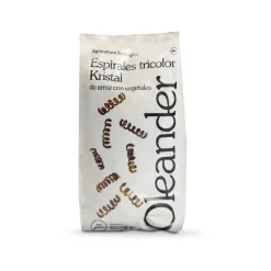 Fusilli de arroz,ecológico, 500 g - Oleander