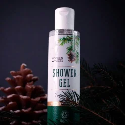 Gel de ducha ecológico, purificante, mezcla de aceites, bosque - Wooden Spoon