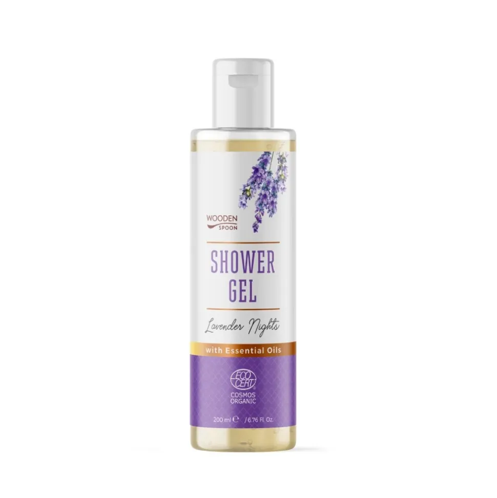 Gel de ducha ecológico, relajante, lavanda - Wooden Spoon