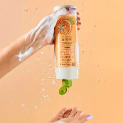 Gel de ducha y champú ecológico de naranja y vitamina C - La Saponaria