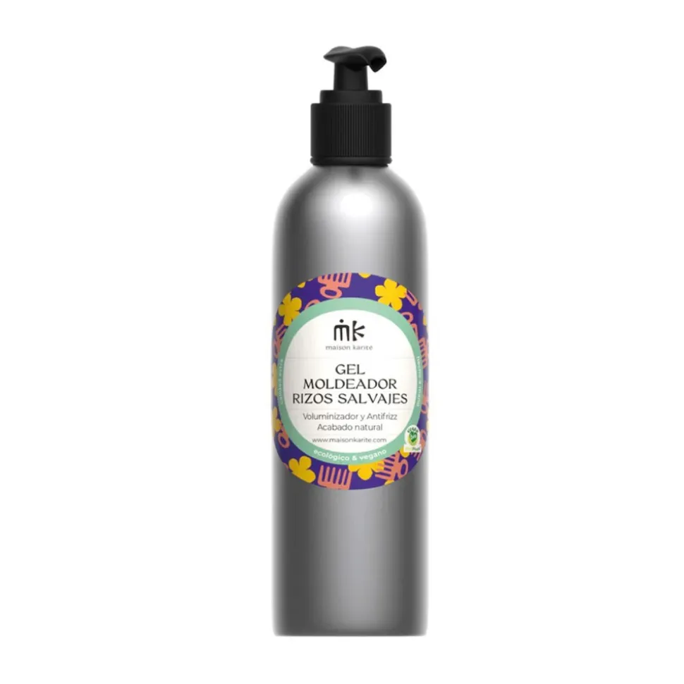 Gel moldeador de rizos, ecológico, fijación ligera - Maison Karité
