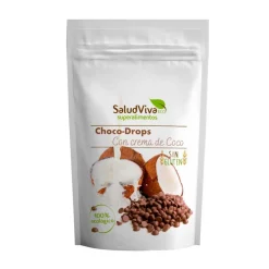 Gotas de chocolate con crema de coco ecológicas - Salud Viva