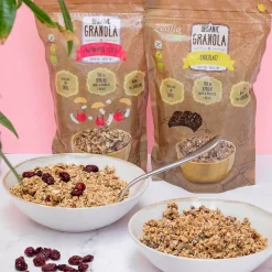 Granola de chocolate sin gluten con semillas, ecológica - Zealia