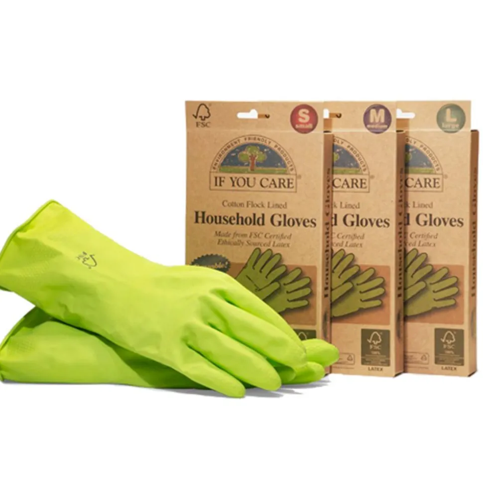 Guantes de látex ecológicos, pequeños - If you care