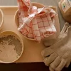 Guantes para hornear de algodón rizado - Redecker