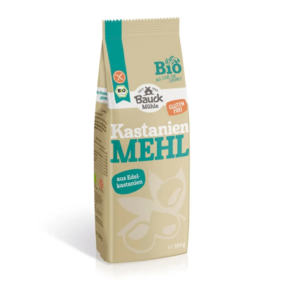 Harina de castaña ecológica, 350 g - Bauckhof